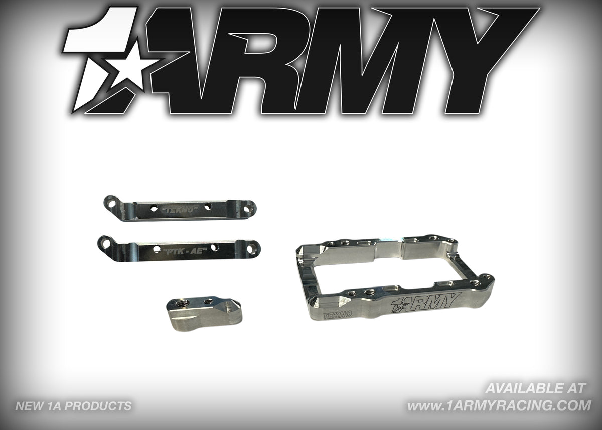 Tekno "Flexy" Engine Mount (SILVER)