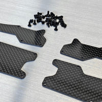 Load image into Gallery viewer, SET OF (4) 1ARMY D8T EVO3 CARBON ARM INSERTS AND HARDWARE
