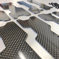 Load image into Gallery viewer, SET OF (8) 1ARMY D8T EVO3 CARBON ARM INSERTS AND HARDWARE
