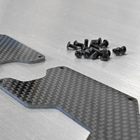 Load image into Gallery viewer, (2) 1ARMY D8T EVO3 REAR CARBON ARM INSERTS AND HARDWARE
