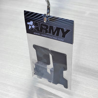Load image into Gallery viewer, (2) 1ARMY D8T EVO3 REAR CARBON ARM INSERTS AND HARDWARE
